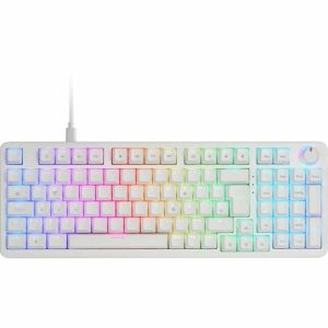 Teclado Gaming Mars Gaming MKPROWBES Branco Qwerty espanhol
